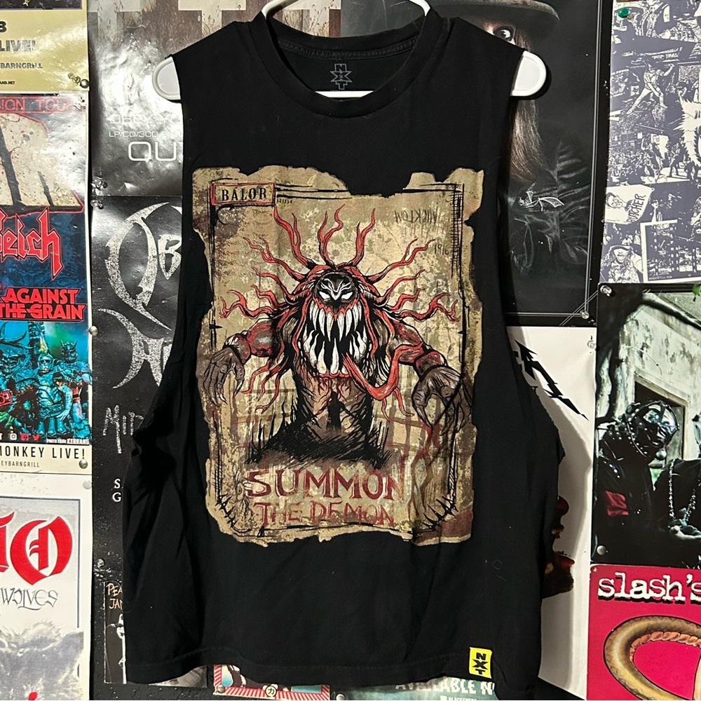 WWE NXT Finn Balor ‘The Demon’ Original T Shirt Size Large